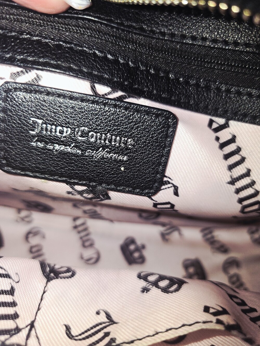Juicy Couture Black Satchel Handbag - Picture 9 of 11